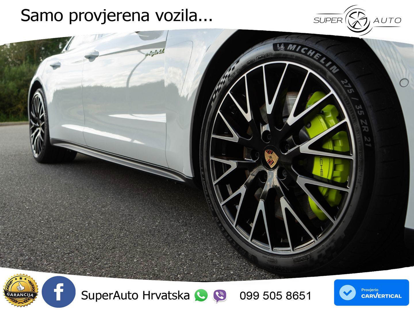 Porsche Panamera 4S 2.9 V6 (544 KS) E-Hybrid PDK ACC+HEAD+4xGR SJED+360+PANO