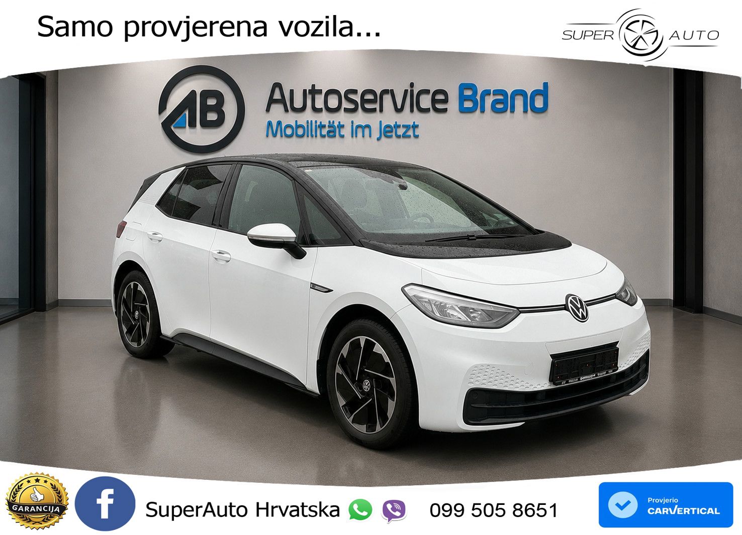 Volkswagen ID.3 Pro Performance 62 kWh (204 KS) LED+GR SJED+ACC