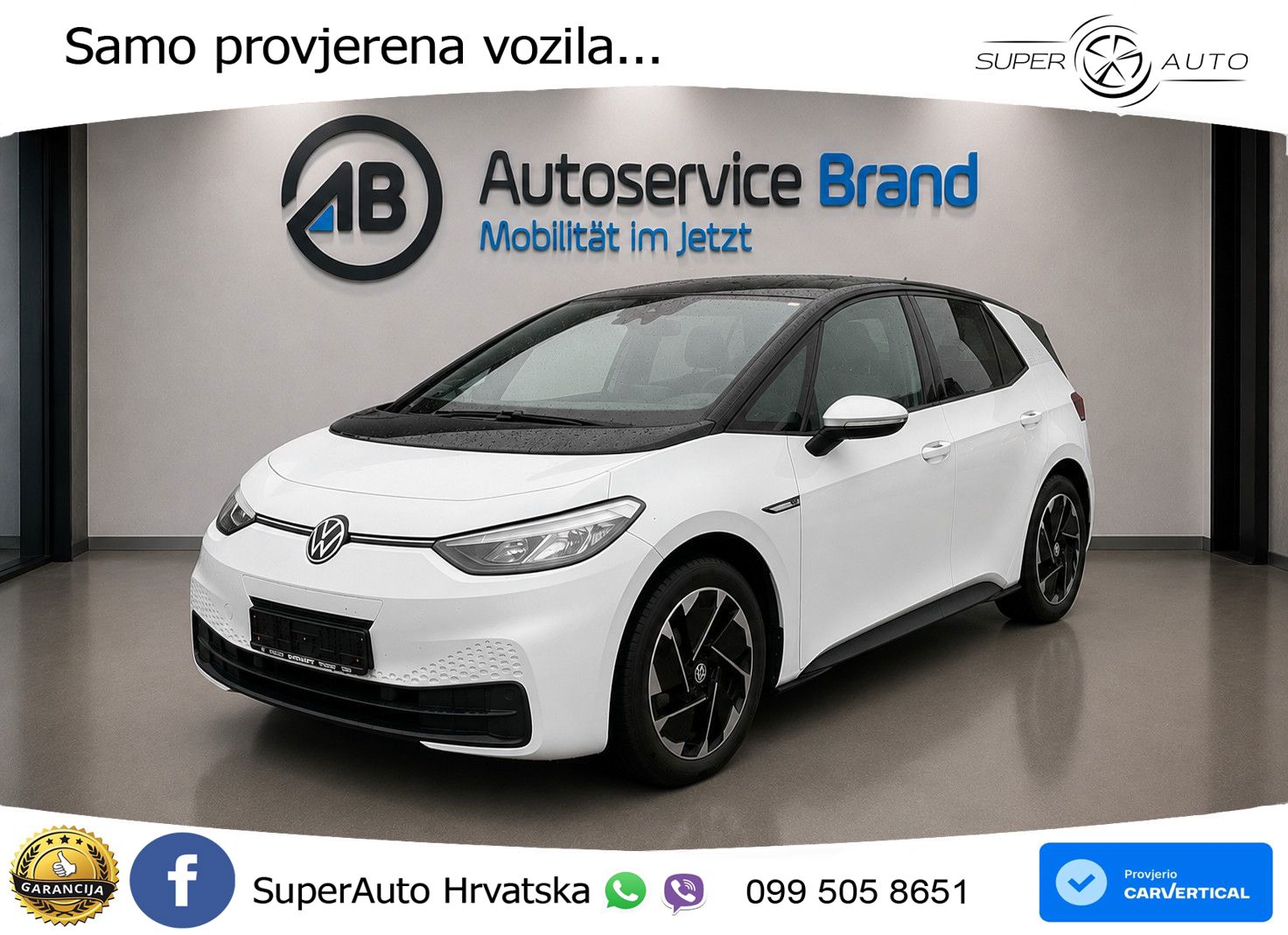 Volkswagen ID.3 Pro Performance 62 kWh (204 KS) LED+GR SJED+ACC