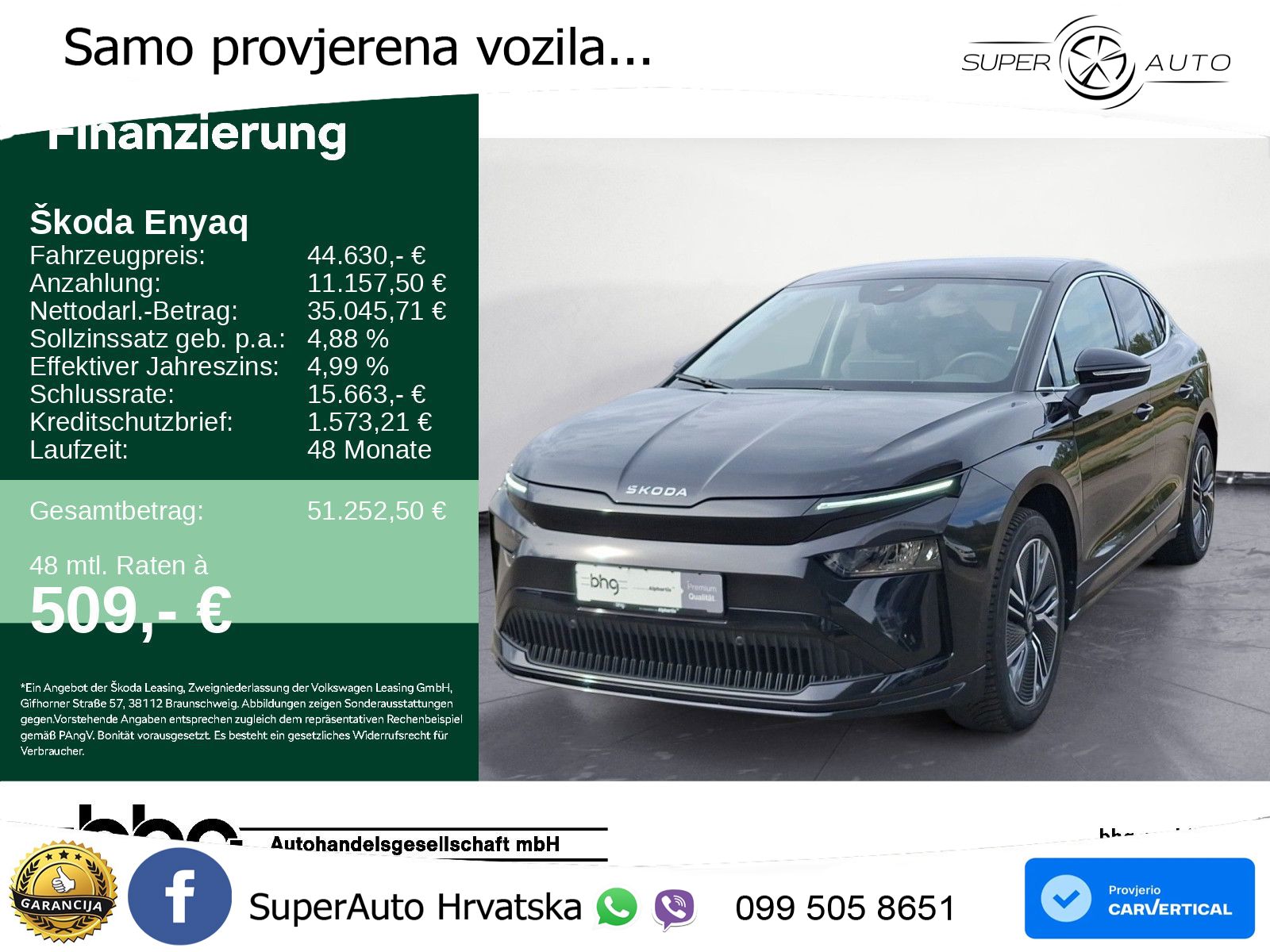 Škoda Enyaq Coupe iV 85 82 kWh (286 KS) LED+GR SJED+ACC