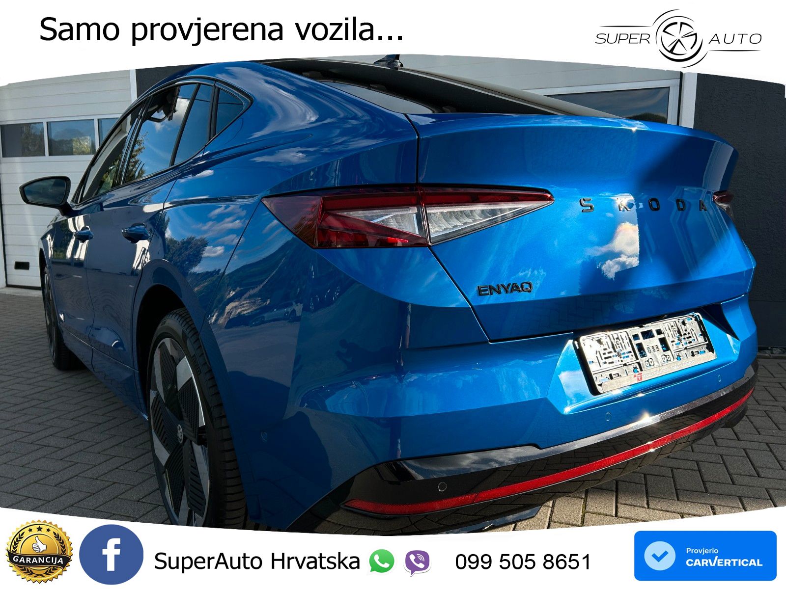 Škoda Enyaq iV RS 82 kWh (340 KS) AWD Lounge LED+GR SJED+ACC