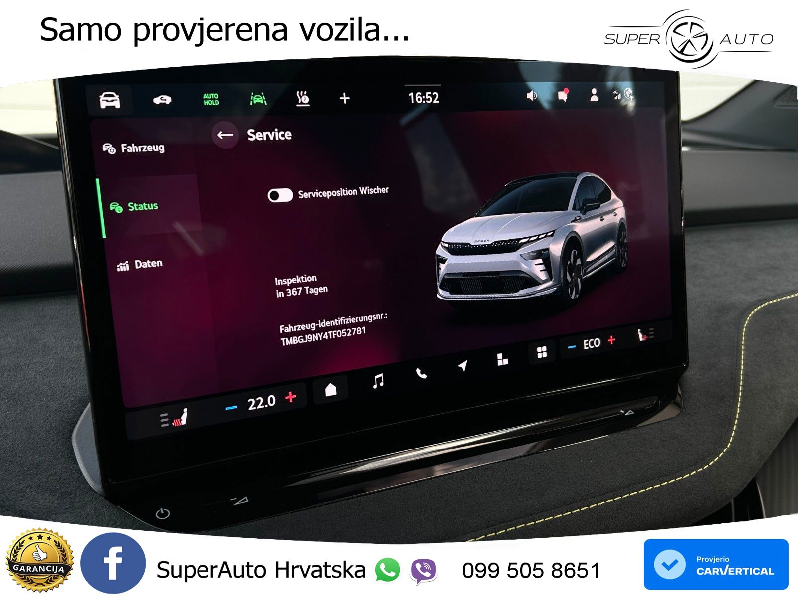 Škoda Enyaq iV RS 82 kWh (340 KS) AWD Lounge LED+GR SJED+ACC