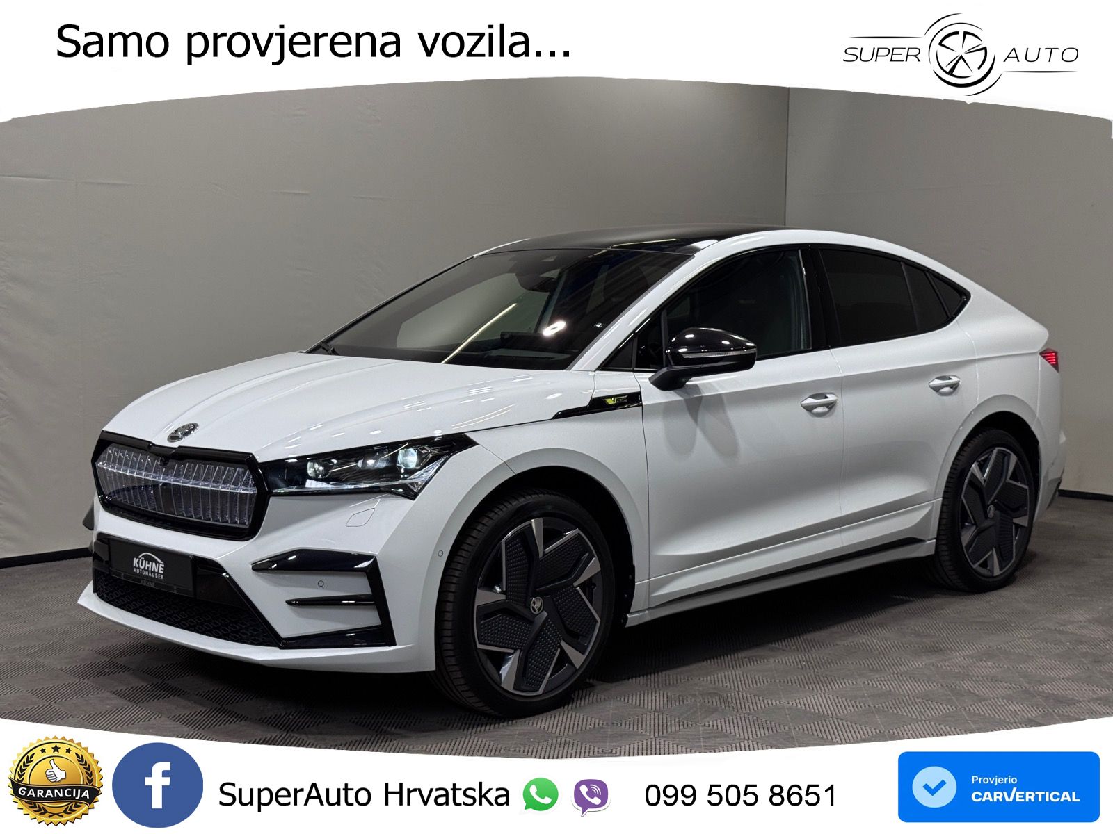 Škoda Enyaq Coupe iV RS 82 kWh (340 KS) AWD LED+GR SJED+ACC