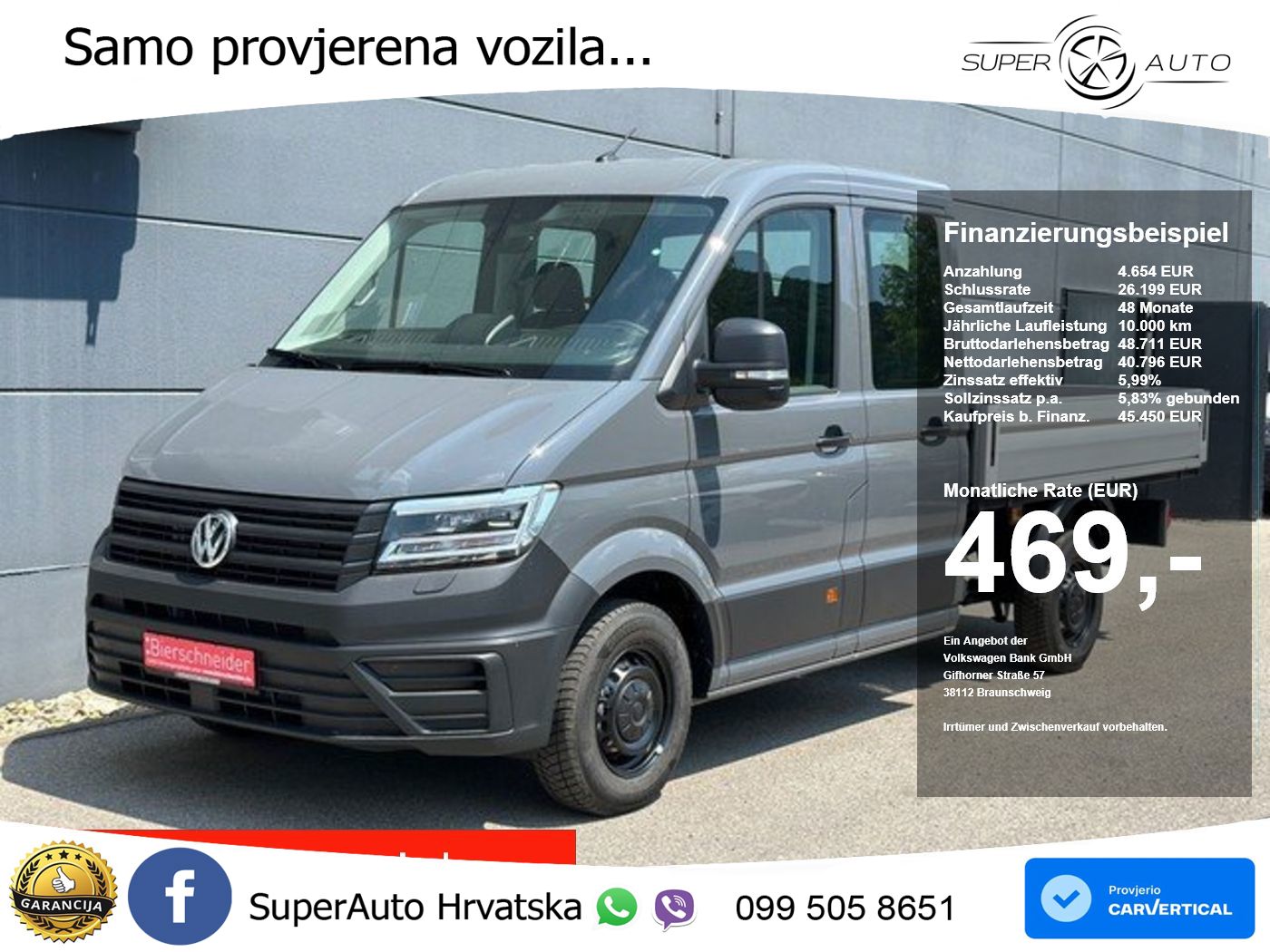 VW Crafter 140 KS