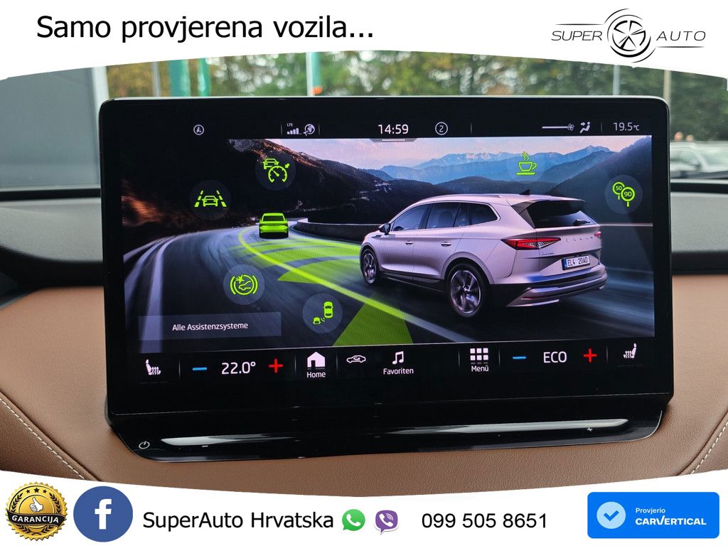 Škoda Enyaq iV 80x 82 kWh (265 KS) AWD LED+GR SJED+ACC