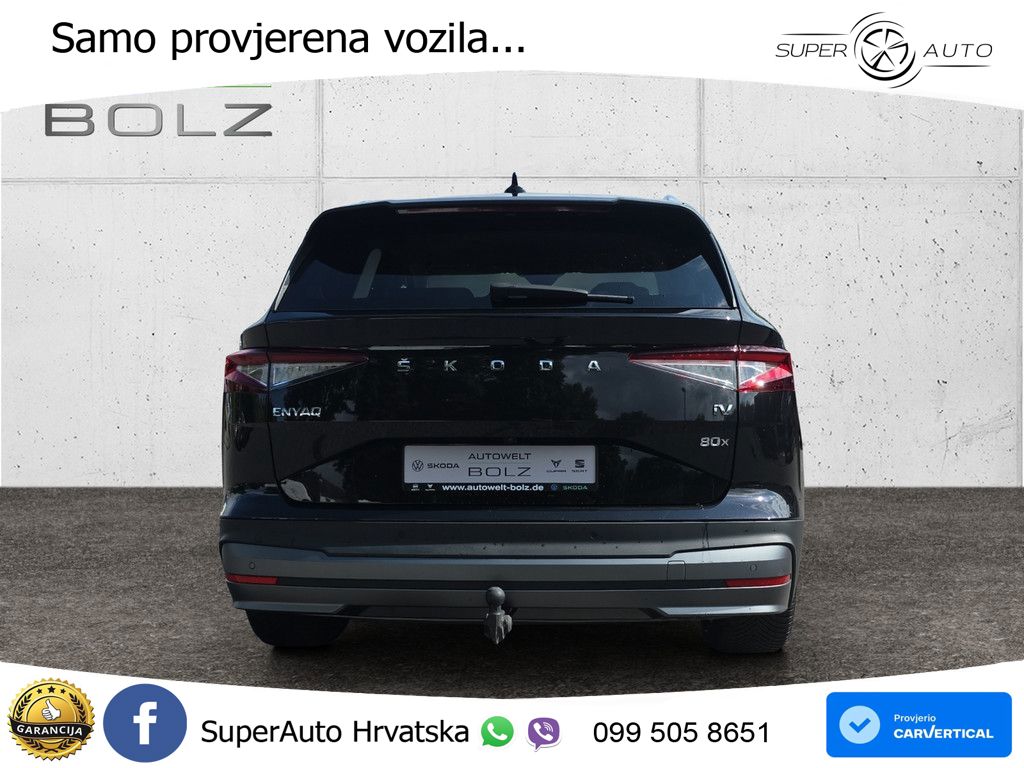 Škoda Enyaq iV 80x 82 kWh (265 KS) AWD LED+GR SJED+ACC