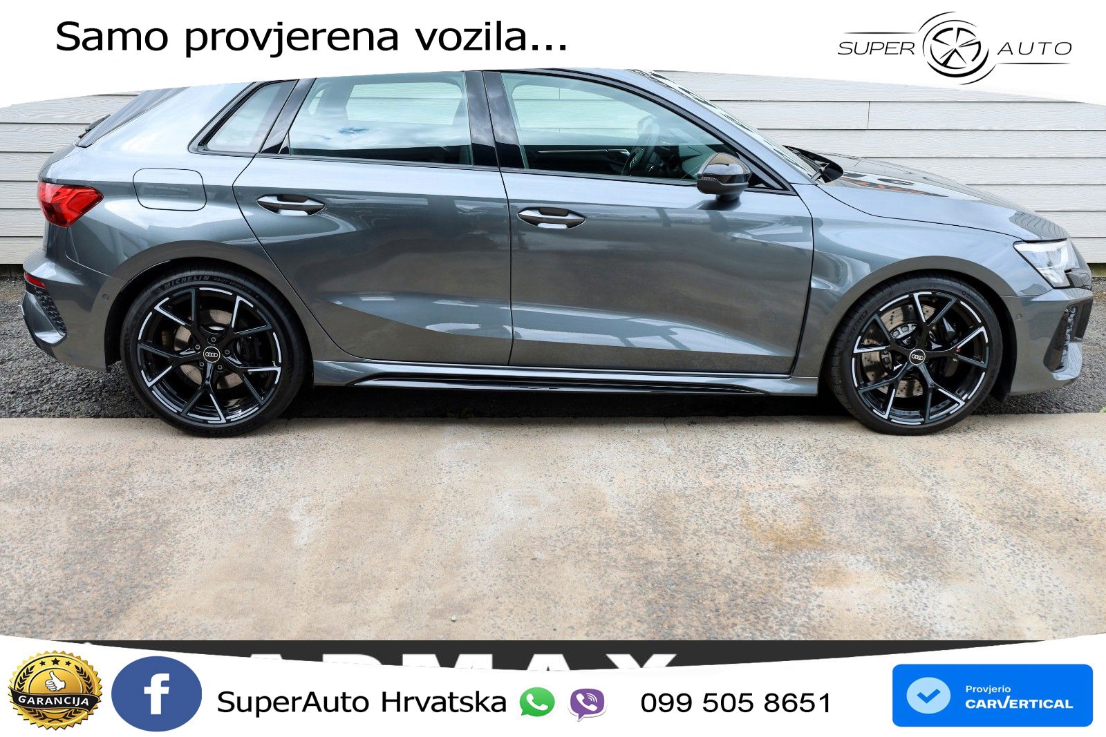 Audi RS3 Sedan 2.5 TFSI (400 KS) quattro S tronic LED+GR SJED+ACC