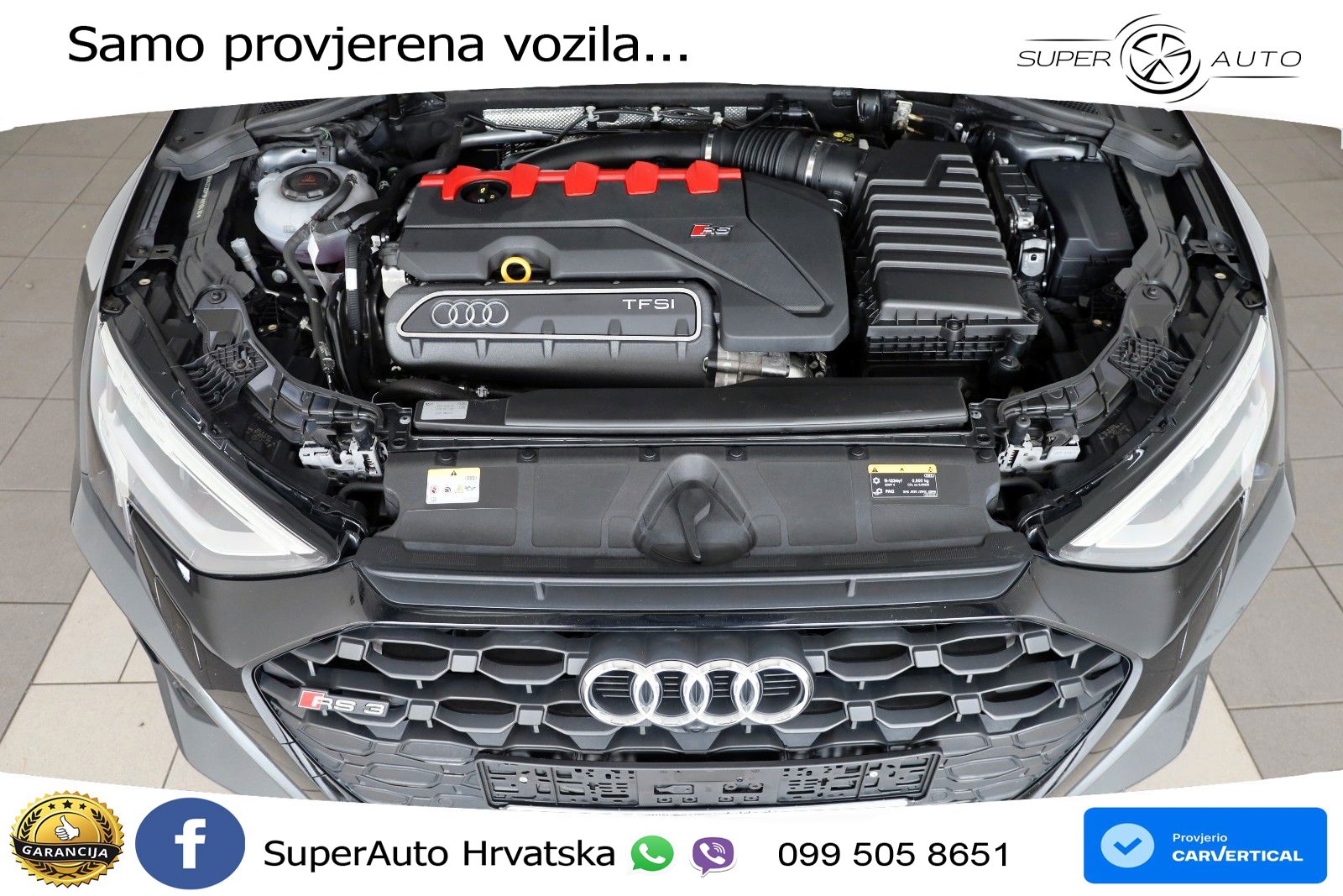 Audi RS3 Sedan 2.5 TFSI (400 KS) quattro S tronic LED+GR SJED+ACC
