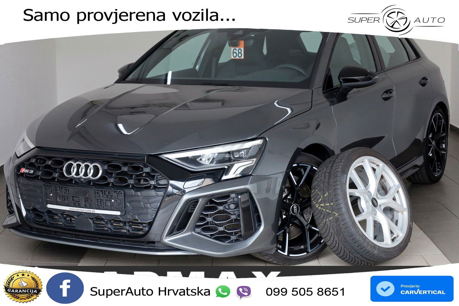 Audi RS3 Sedan 2.5 TFSI (400 KS) quattro S tronic LED+GR SJED+ACC
