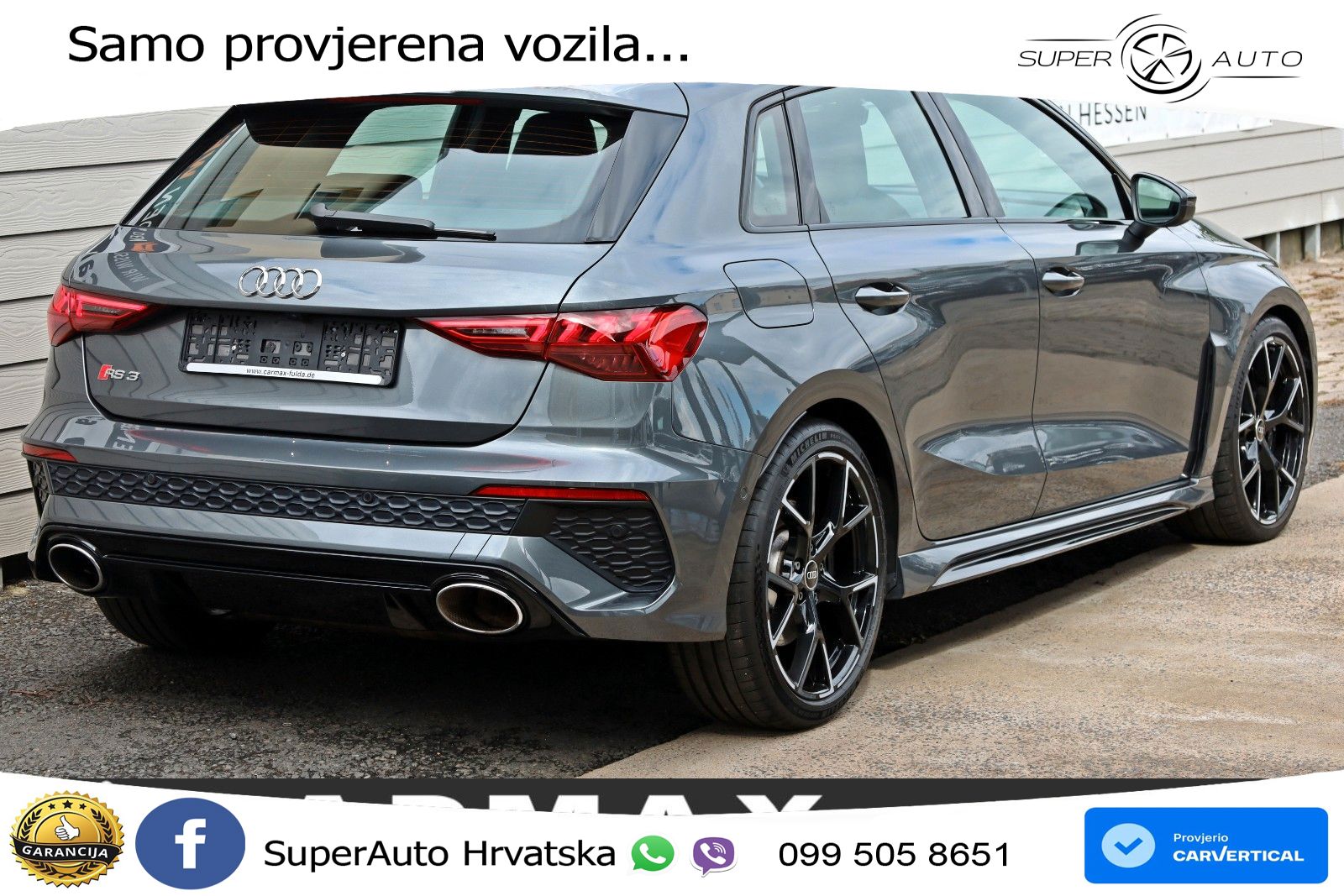 Audi RS3 Sedan 2.5 TFSI (400 KS) quattro S tronic LED+GR SJED+ACC