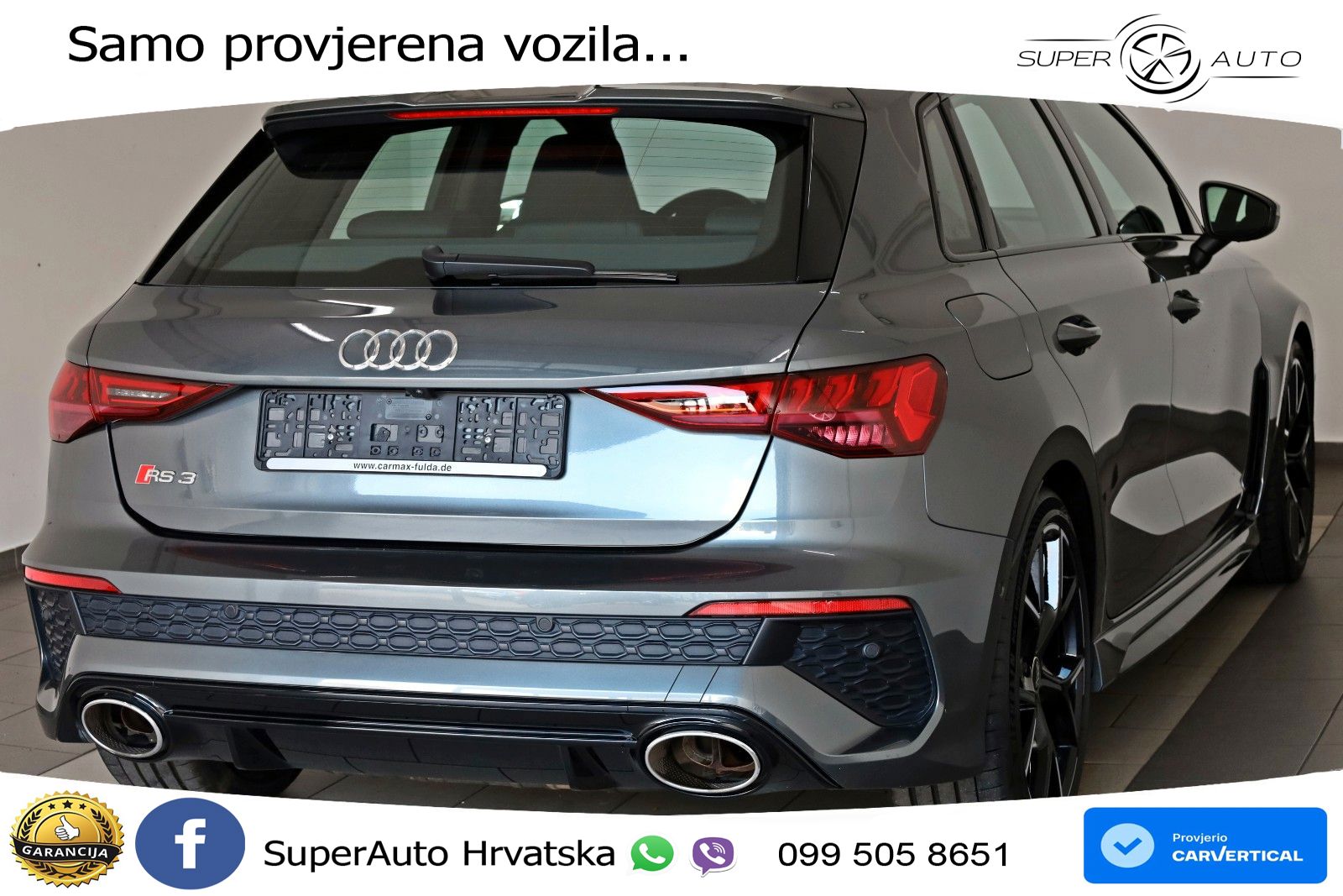 Audi RS3 Sedan 2.5 TFSI (400 KS) quattro S tronic LED+GR SJED+ACC