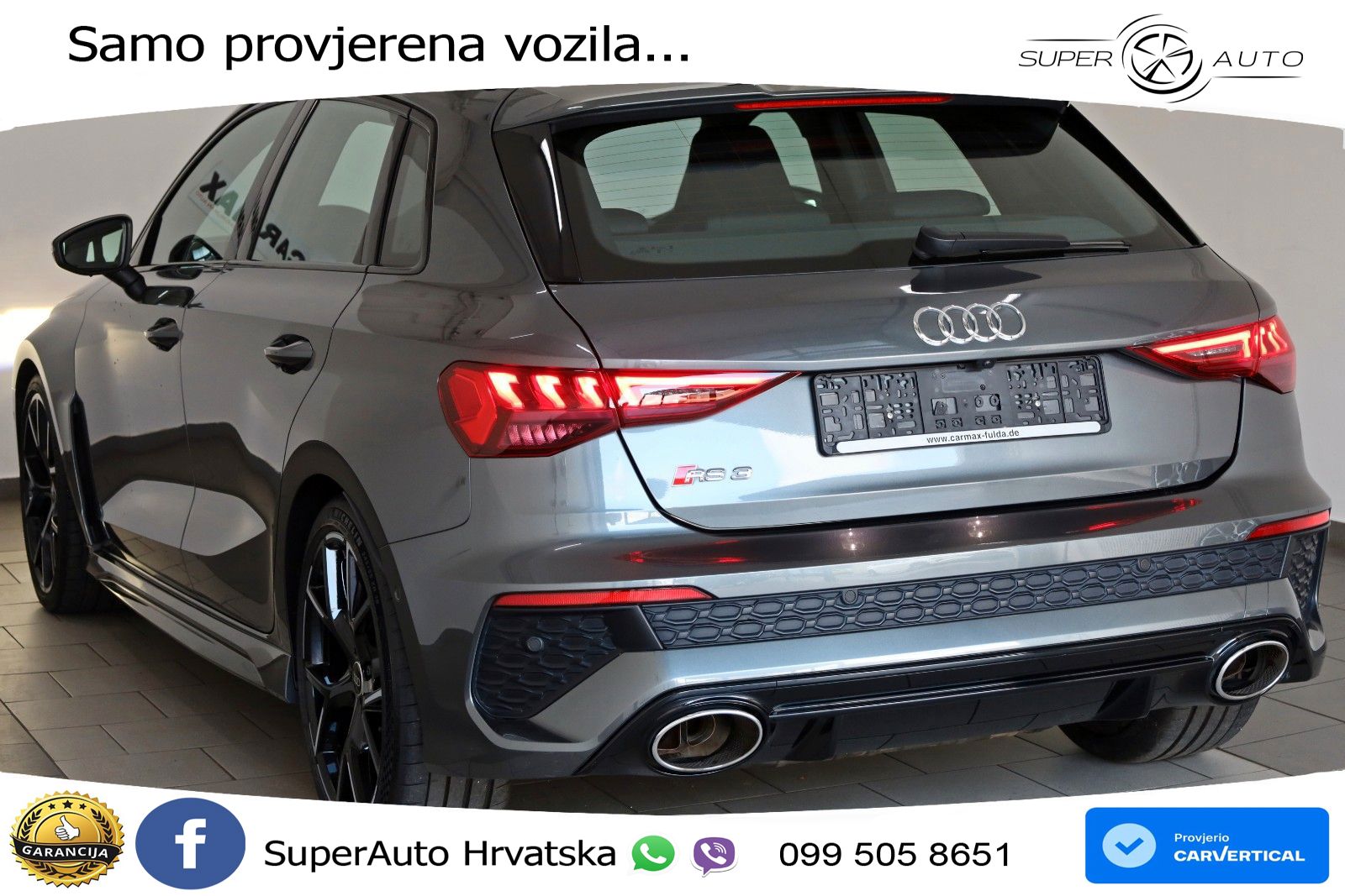 Audi RS3 Sedan 2.5 TFSI (400 KS) quattro S tronic LED+GR SJED+ACC