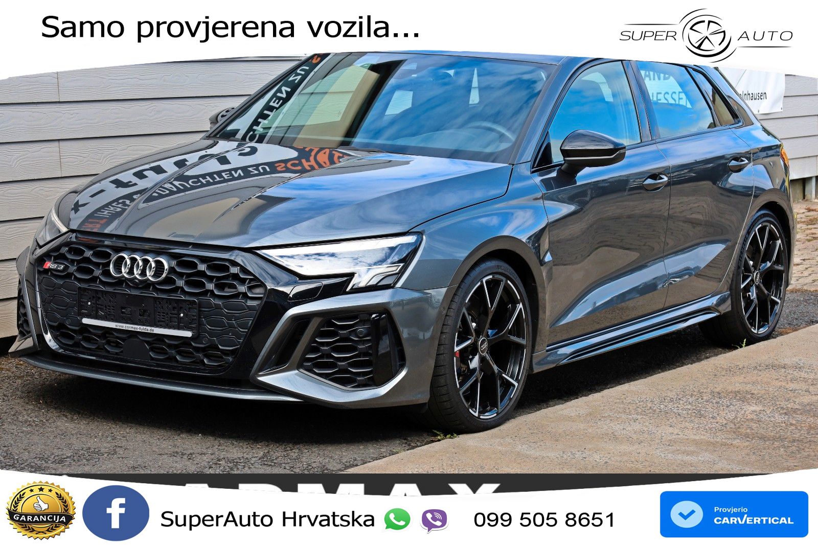 Audi RS3 Sedan 2.5 TFSI (400 KS) quattro S tronic LED+GR SJED+ACC