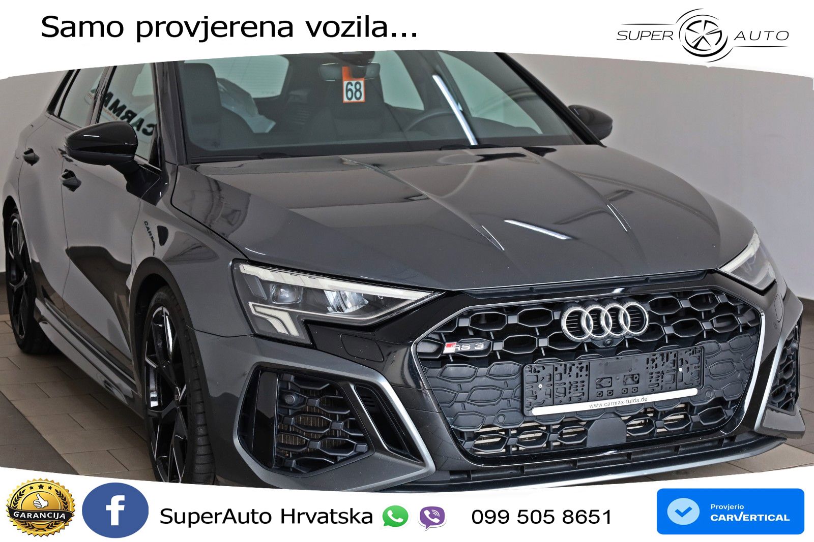 Audi RS3 Sedan 2.5 TFSI (400 KS) quattro S tronic LED+GR SJED+ACC
