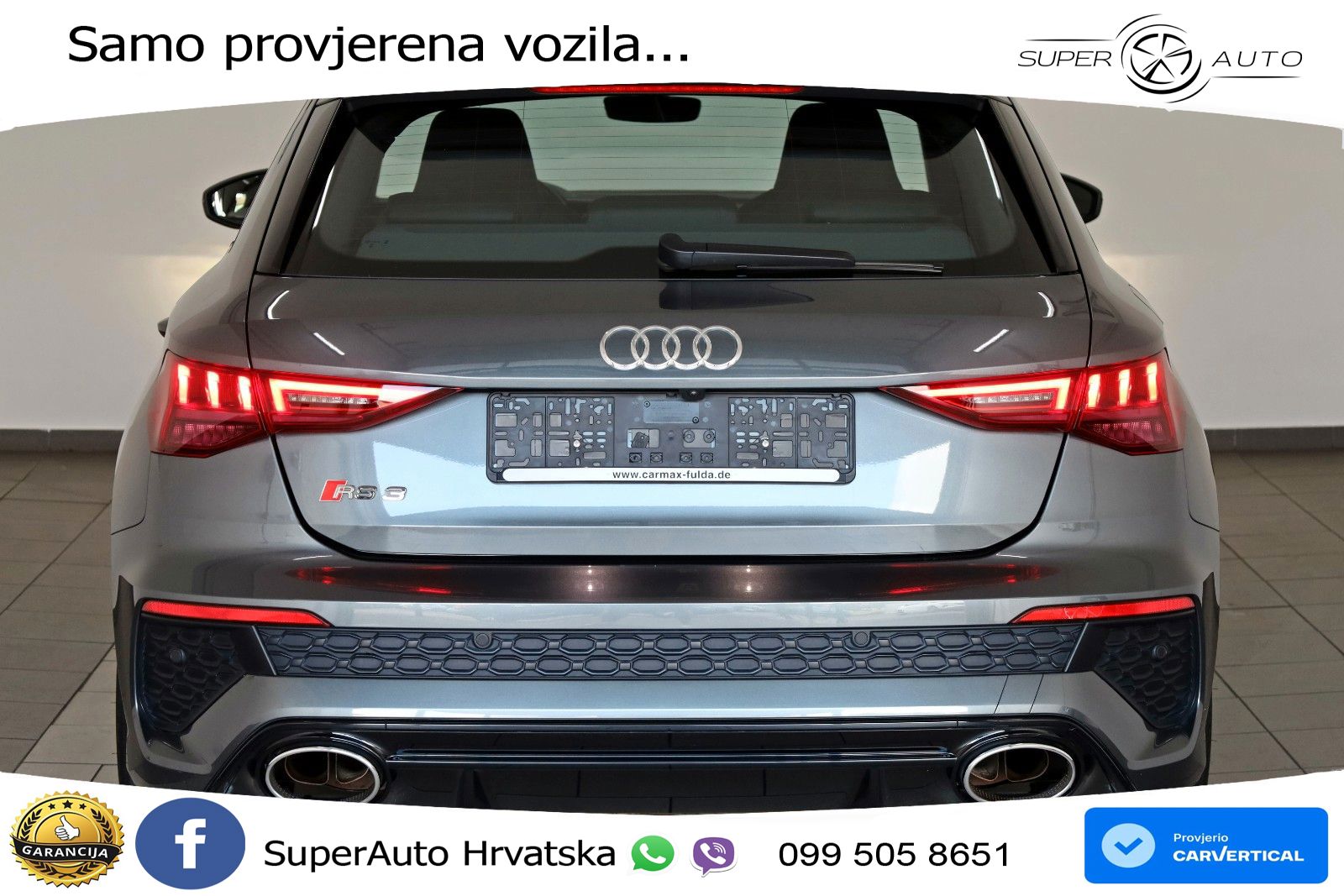 Audi RS3 Sedan 2.5 TFSI (400 KS) quattro S tronic LED+GR SJED+ACC
