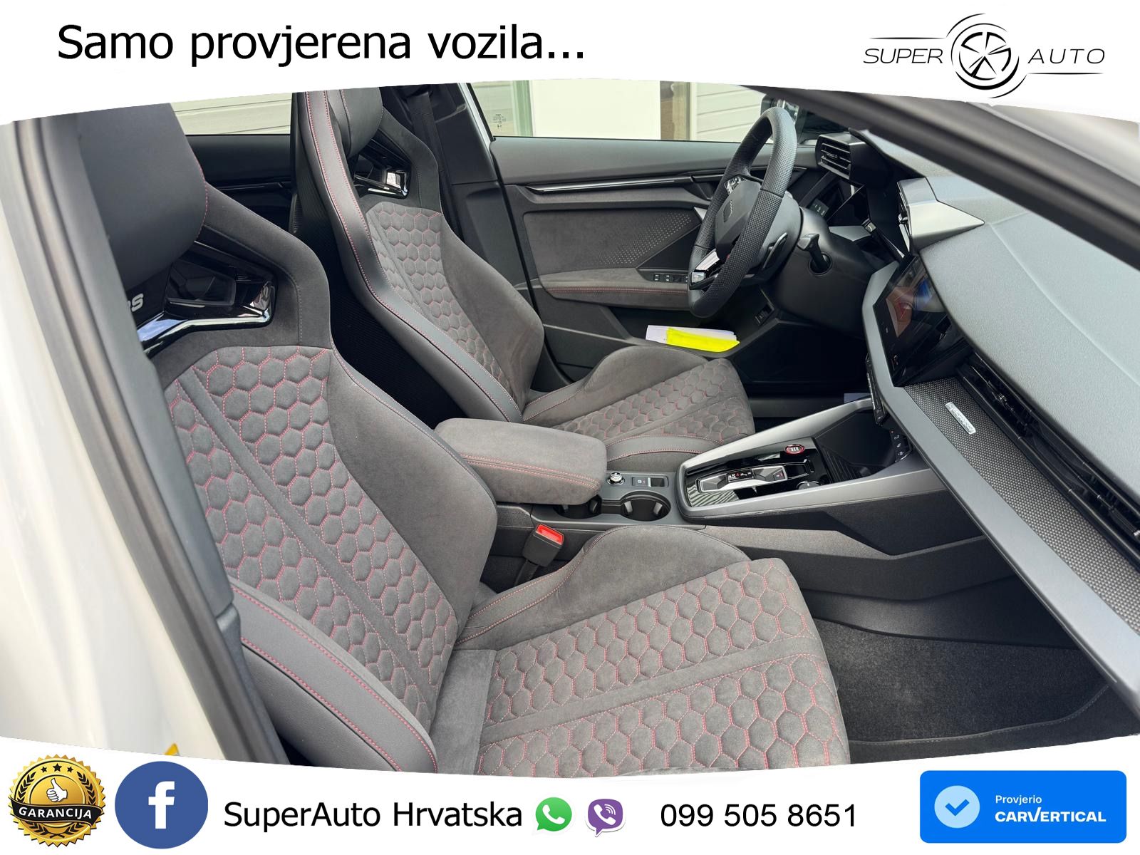 Audi RS3 Sedan 2.5 TFSI (400 KS) quattro S tronic LED+GR SJED+ACC