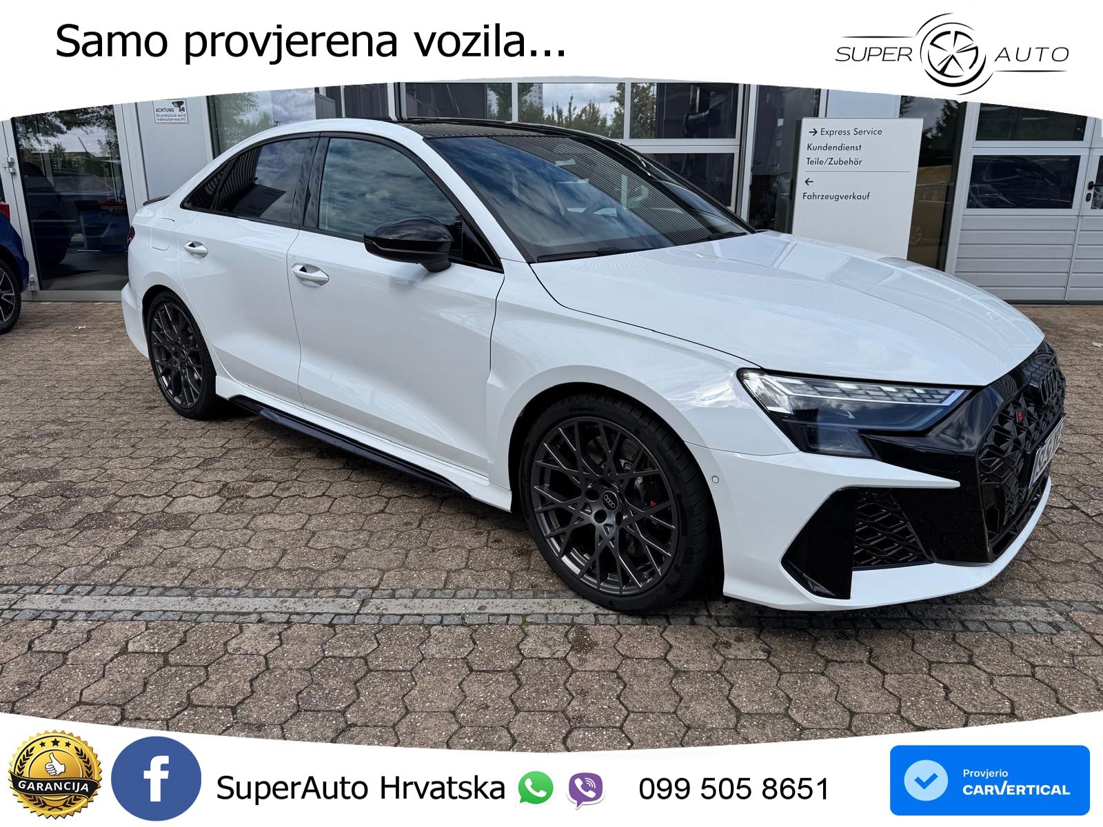 Audi RS3 Sedan 2.5 TFSI (400 KS) quattro S tronic LED+GR SJED+ACC