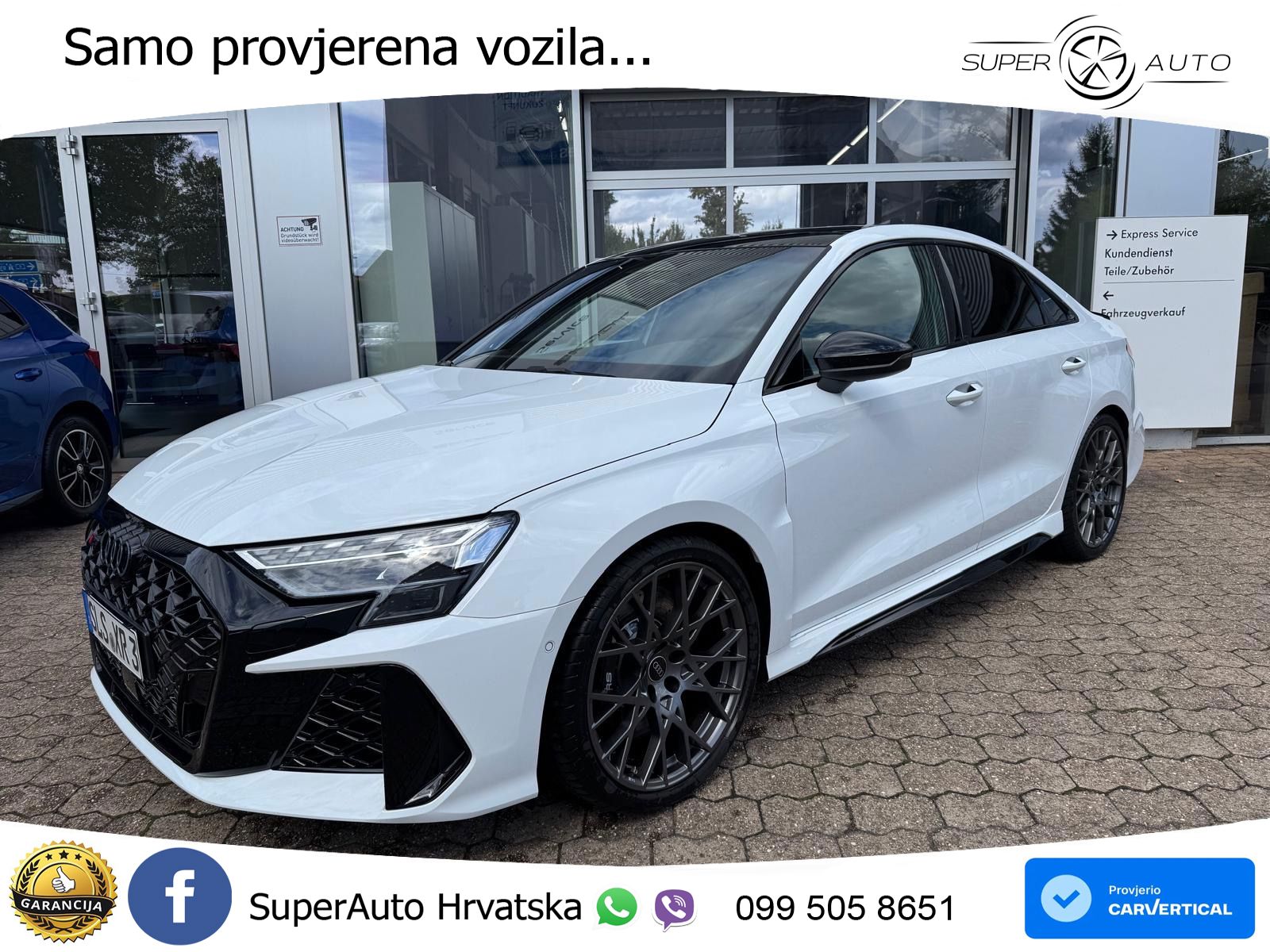 Audi RS3 Sedan 2.5 TFSI (400 KS) quattro S tronic LED+GR SJED+ACC