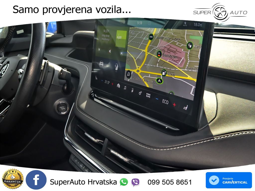 Škoda Enyaq iV 80x 82 kWh (265 KS) AWD SportLine LED+GR SJED+ACC
