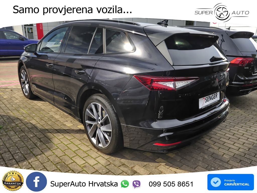 Škoda Enyaq iV 80x 82 kWh (265 KS) AWD SportLine LED+GR SJED+ACC