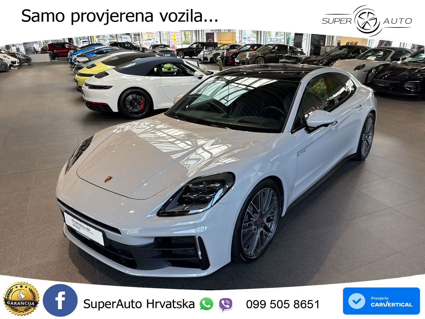 Porsche Panamera 4 2.9 V6 (470 KS) E-Hybrid PDK ACC+HEAD+4xGR SJED+360+PANO
