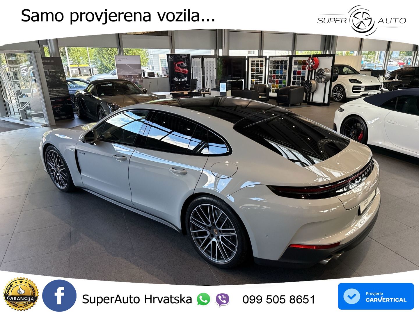 Porsche Panamera 4 2.9 V6 (470 KS) E-Hybrid PDK ACC+HEAD+4xGR SJED+360+PANO