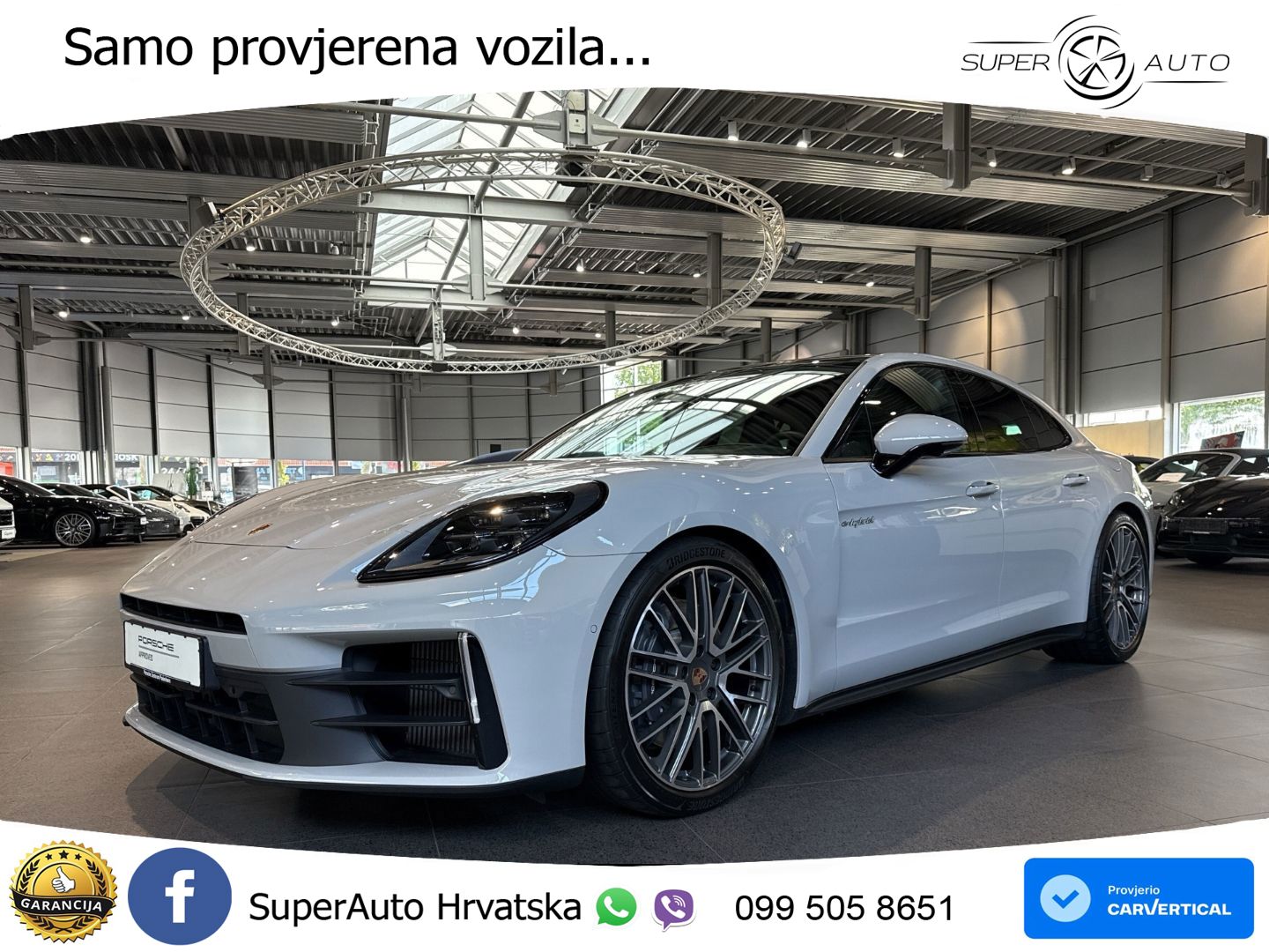 Porsche Panamera 4 2.9 V6 (470 KS) E-Hybrid PDK ACC+HEAD+4xGR SJED+360+PANO