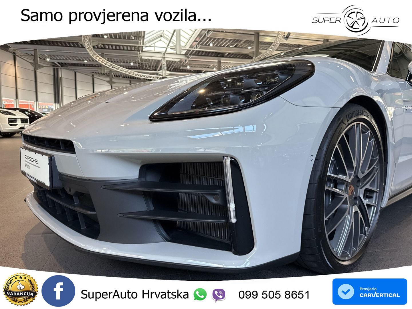 Porsche Panamera 4 2.9 V6 (470 KS) E-Hybrid PDK ACC+HEAD+4xGR SJED+360+PANO
