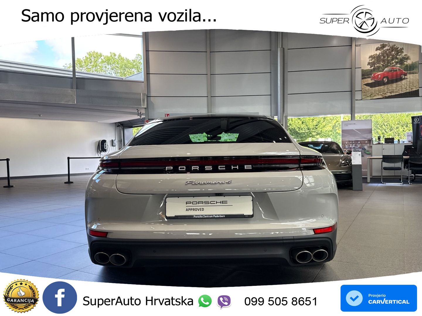 Porsche Panamera 4 2.9 V6 (470 KS) E-Hybrid PDK ACC+HEAD+4xGR SJED+360+PANO