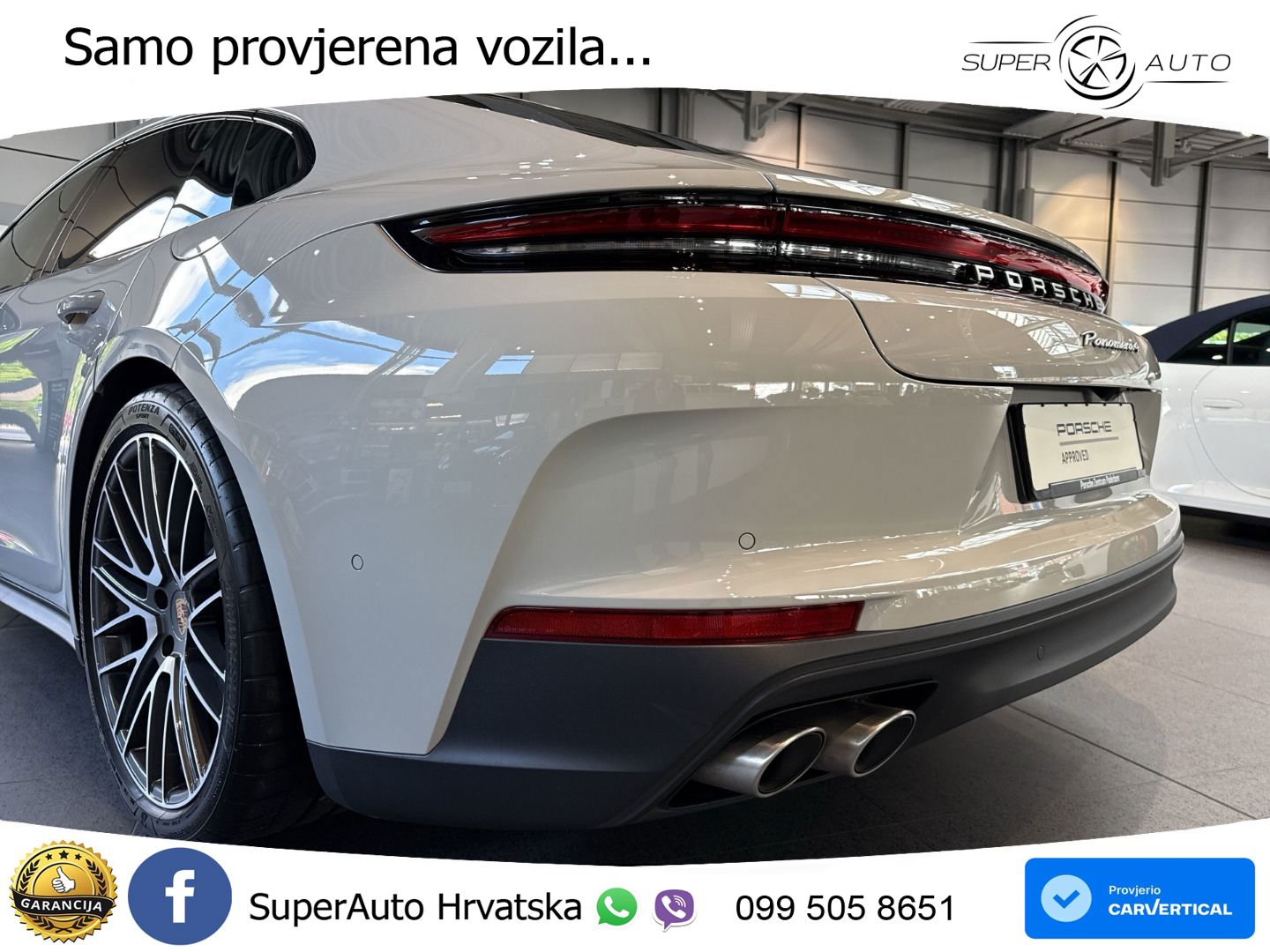 Porsche Panamera 4 2.9 V6 (470 KS) E-Hybrid PDK ACC+HEAD+4xGR SJED+360+PANO