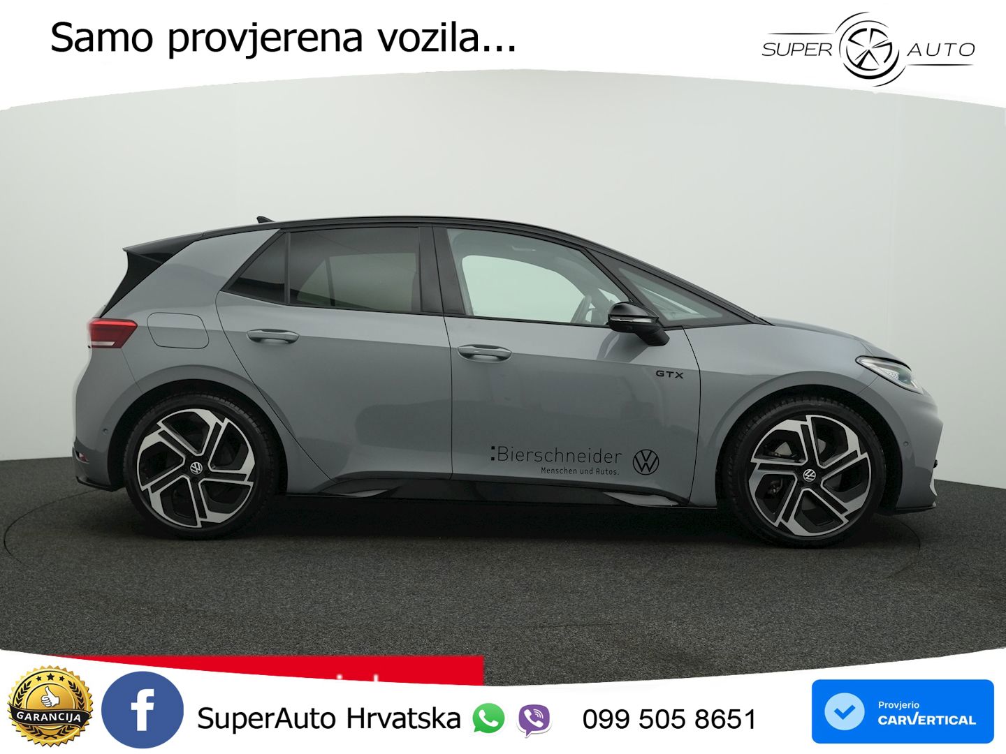 Volkswagen ID.3 GTX Performance 84 kWh (326 KS)