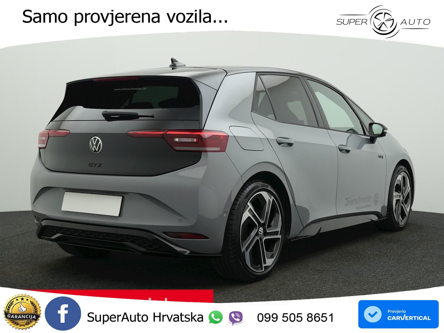Volkswagen ID.3 GTX Performance 84 kWh (326 KS)