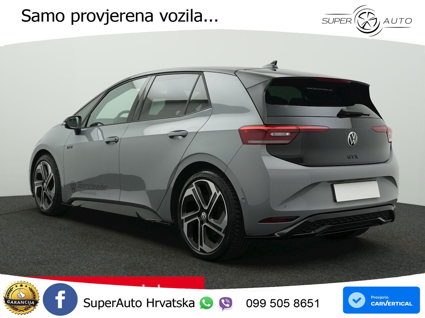 Volkswagen ID.3 GTX Performance 84 kWh (326 KS)