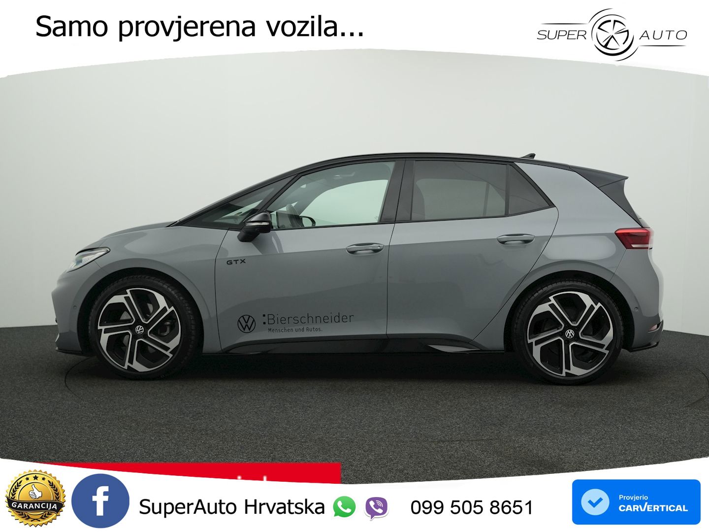 Volkswagen ID.3 GTX Performance 84 kWh (326 KS)