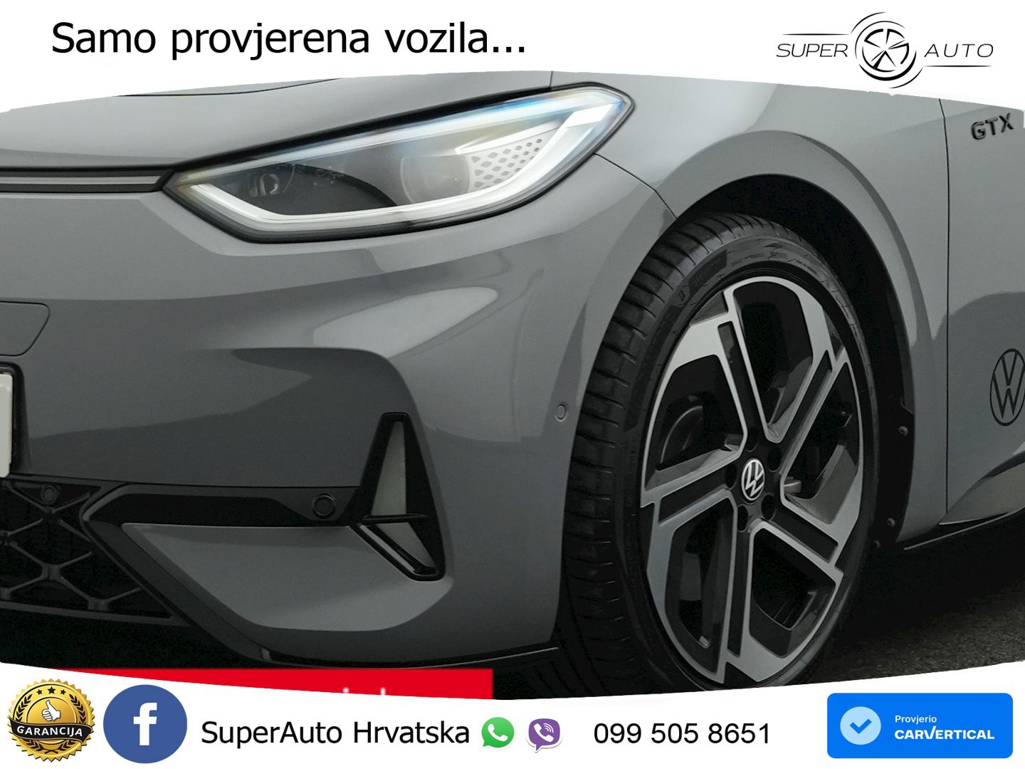 Volkswagen ID.3 GTX Performance 84 kWh (326 KS)