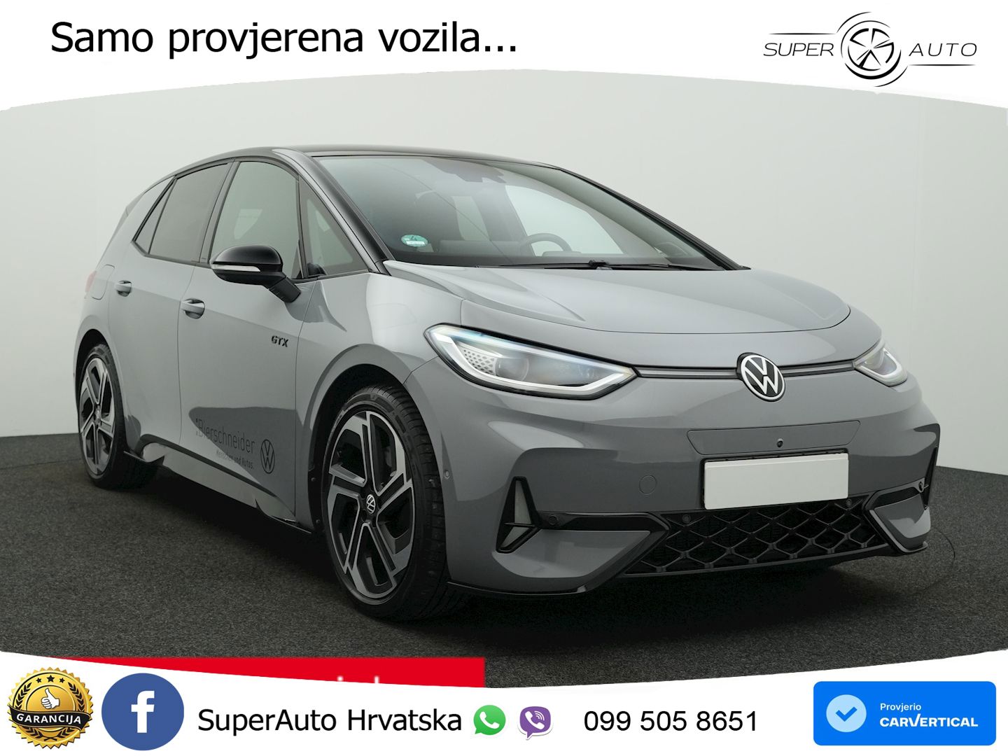 Volkswagen ID.3 GTX Performance 84 kWh (326 KS)