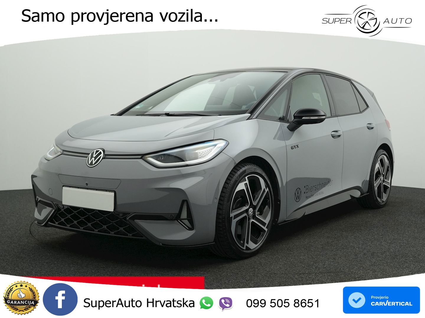 Volkswagen ID.3 GTX Performance 84 kWh (326 KS)
