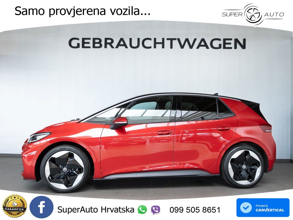 Volkswagen ID.3 Pro S 82 kWh (231 KS) LED+GR SJED+ACC