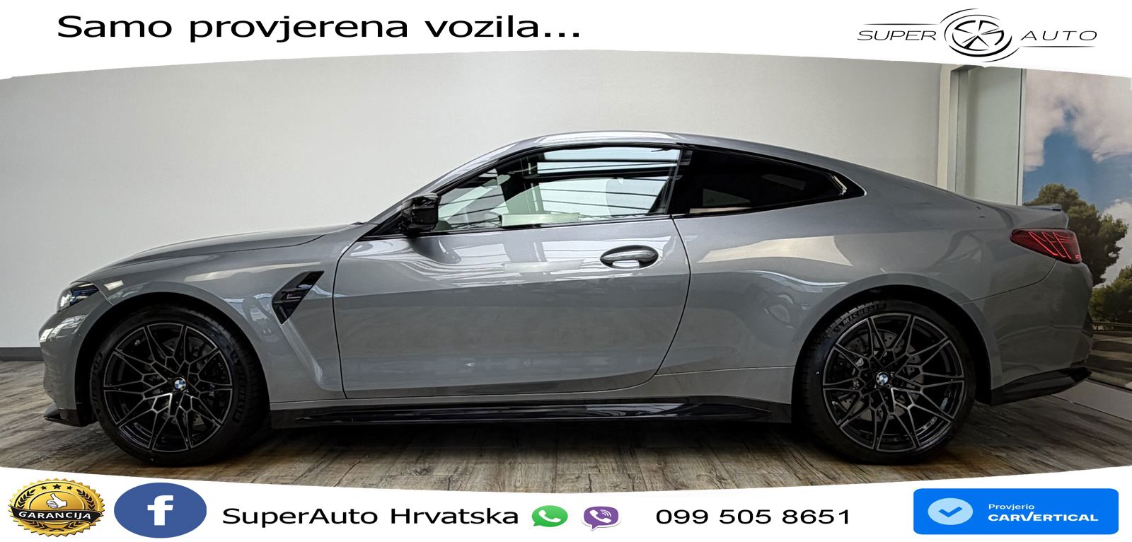 BMW M4 Competition 3.0 (530 KS) xDrive Steptronic LED+GR SJED+ACC