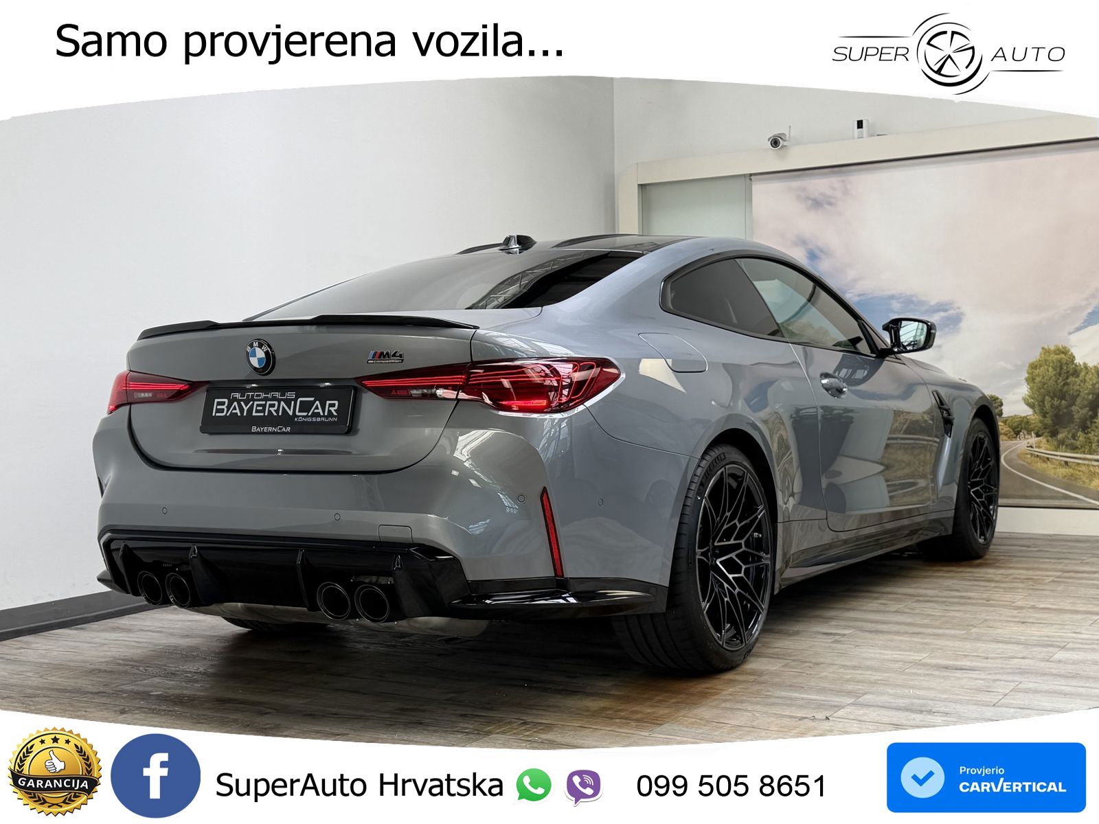 BMW M4 Competition 3.0 (530 KS) xDrive Steptronic LED+GR SJED+ACC