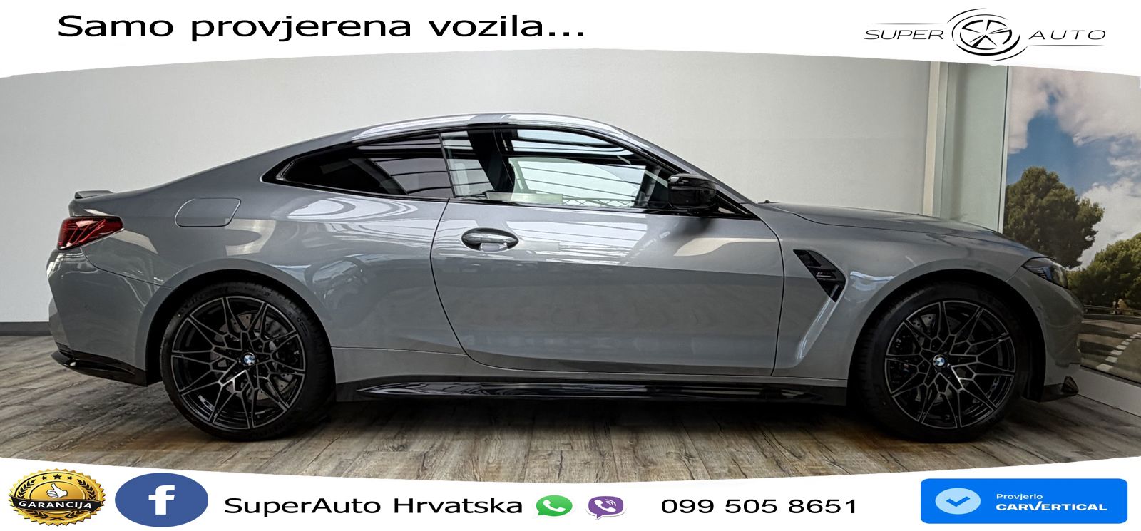 BMW M4 Competition 3.0 (530 KS) xDrive Steptronic LED+GR SJED+ACC