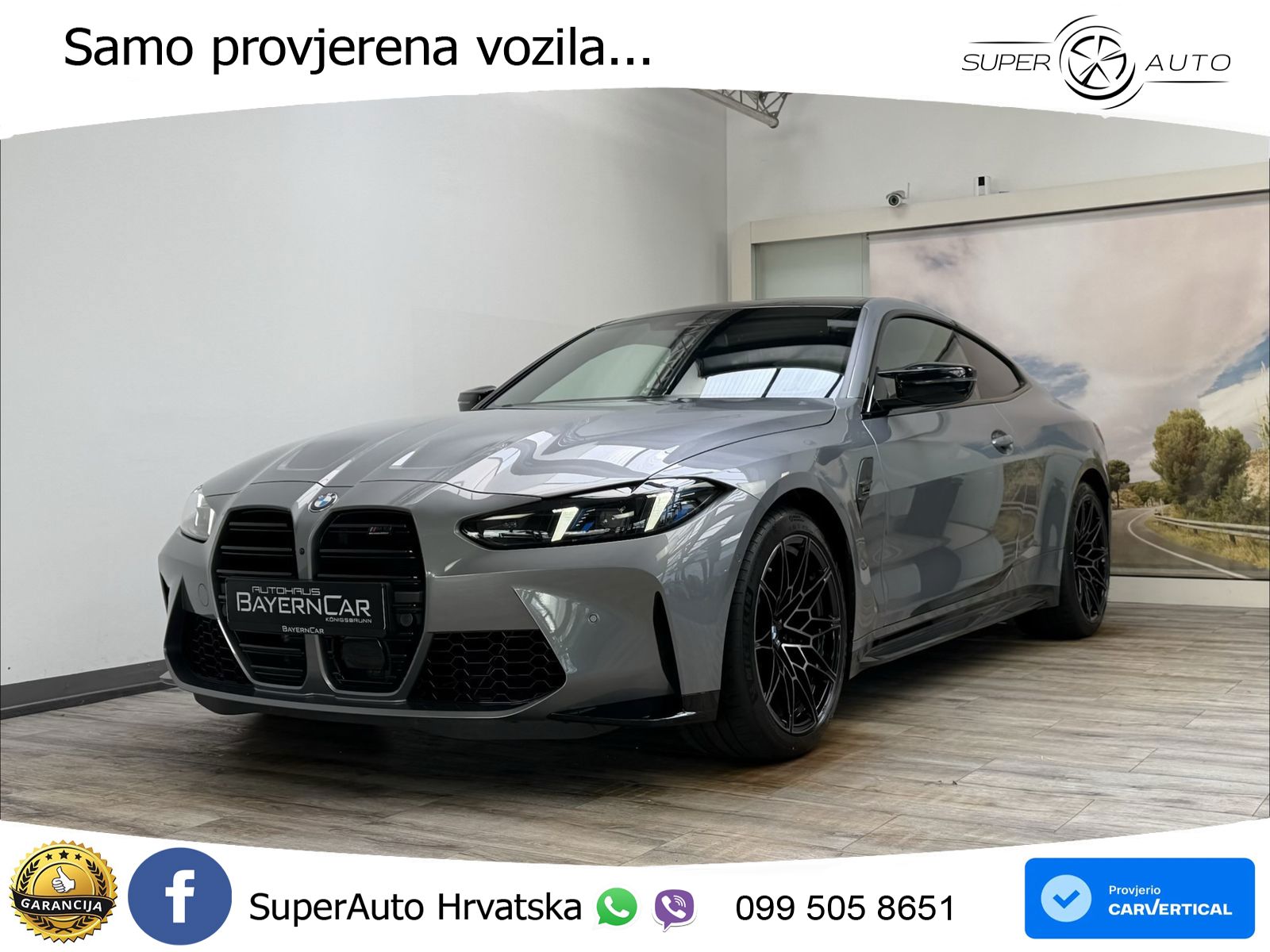 BMW M4 Competition 3.0 (530 KS) xDrive Steptronic LED+GR SJED+ACC