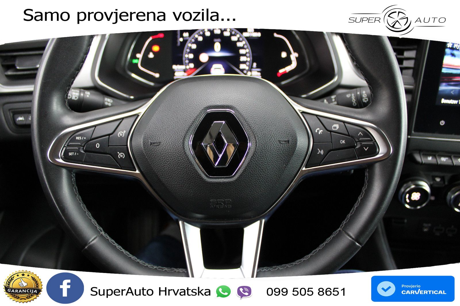 Renault Captur II Intens + CARPLAY + 8FACH + TEMP +GRIJ.SJEDALA + PDC +
