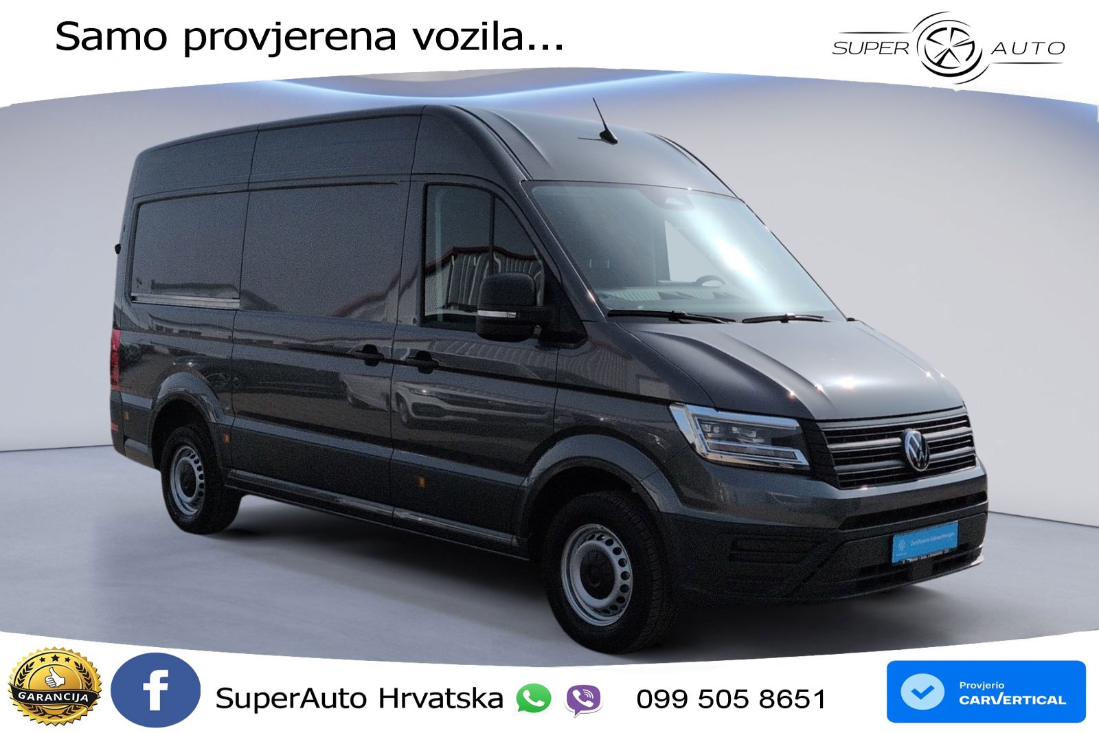 VW Crafter 177 KS LED+GR SJED+ACC