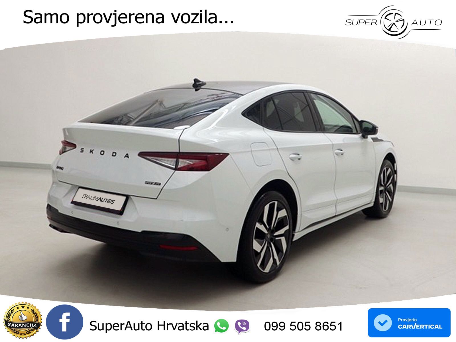 Škoda Enyaq Coupe iV 85 82 kWh (286 KS) SportLine LED+GR SJED+ACC