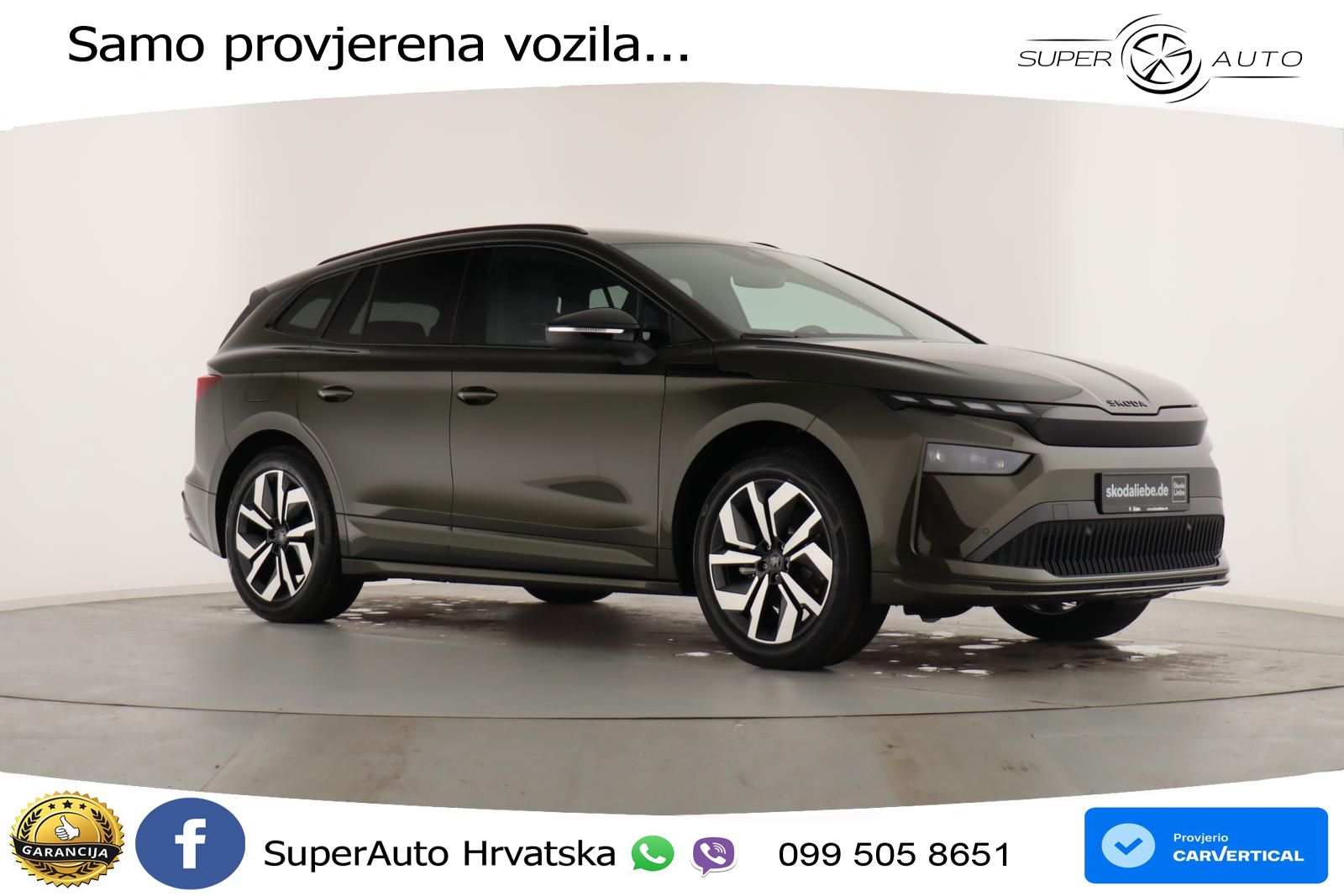Škoda Enyaq 60 63 kWh (204 KS) SportLine LED+GR SJED+ACC