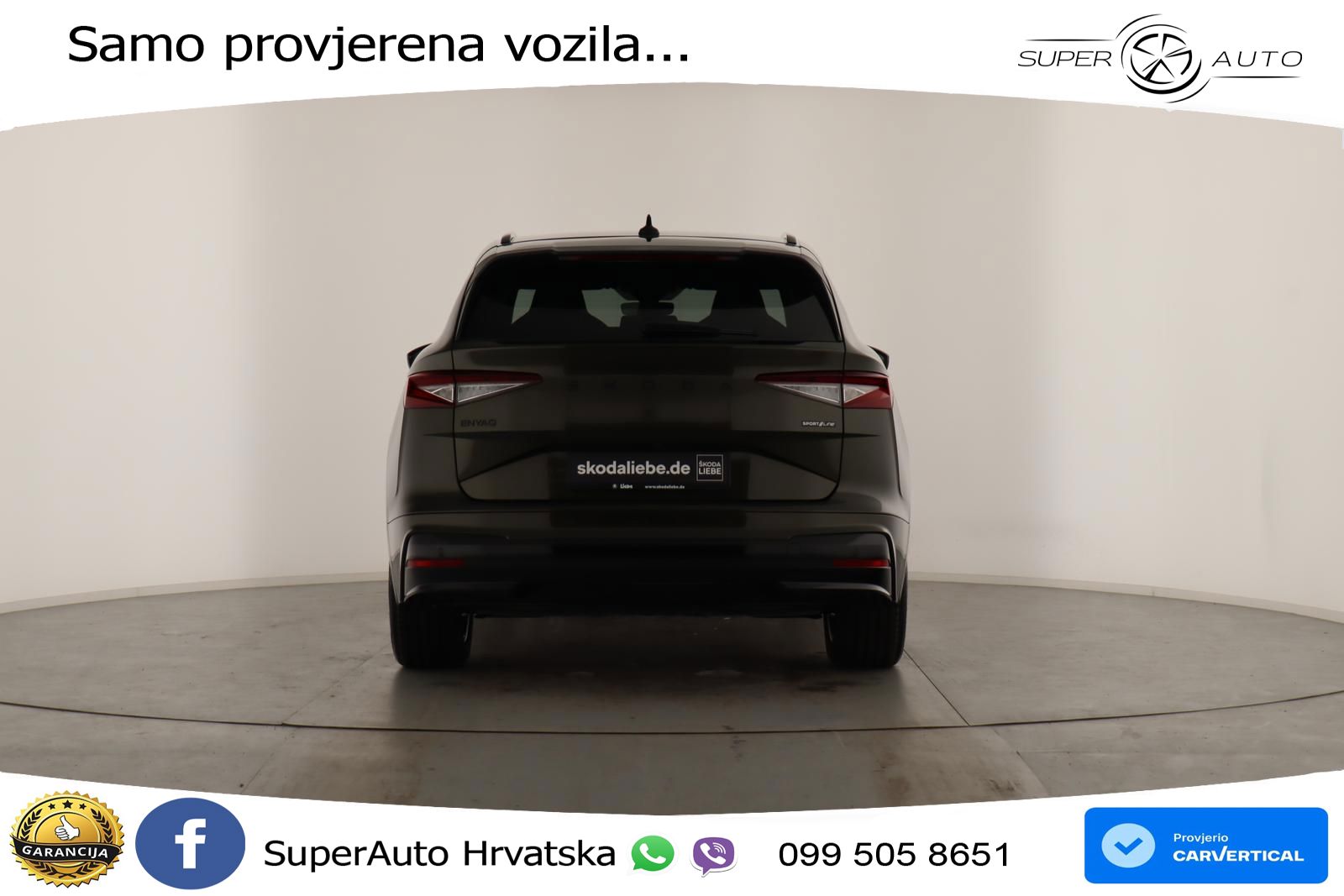 Škoda Enyaq 60 63 kWh (204 KS) SportLine LED+GR SJED+ACC