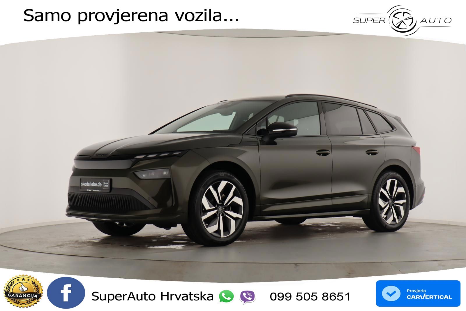 Škoda Enyaq 60 63 kWh (204 KS) SportLine LED+GR SJED+ACC