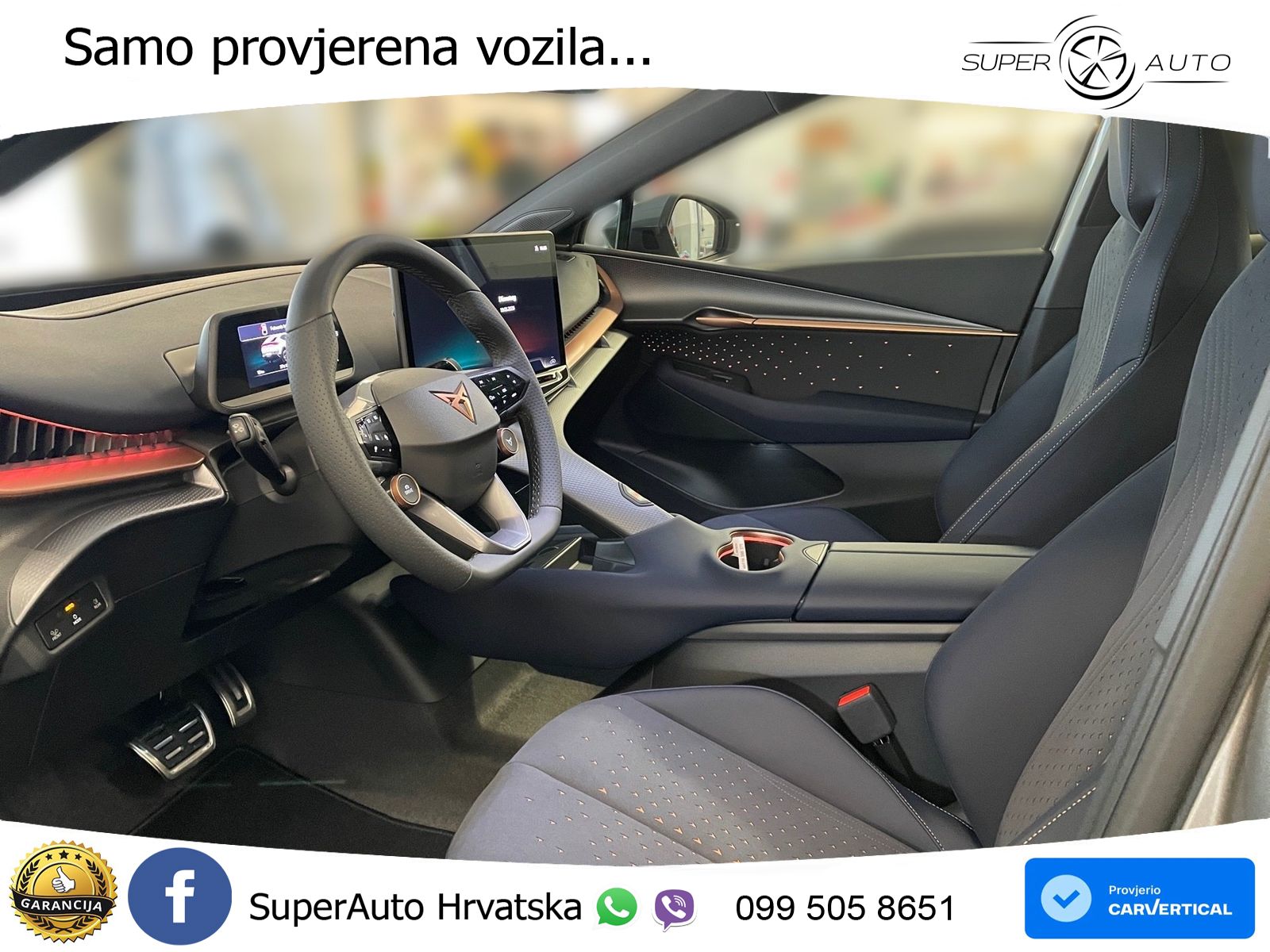 Cupra Tavascan 82 kWh (340 KS)  4WD VZ LED+GR SJED+ACC