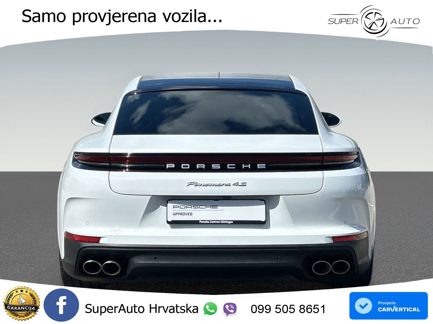 Porsche Panamera 4S 2.9 V6 (544 KS) E-Hybrid PDK LED+GR SJED+ACC